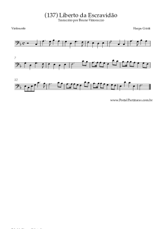 Harpa Cristã  score for Cello