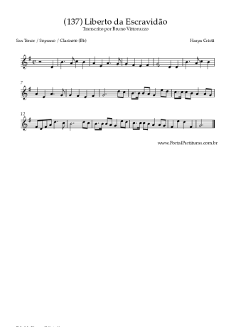 Harpa Cristã  score for Clarinet (Bb)