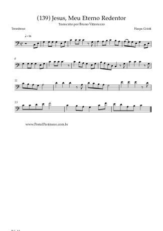 Harpa Cristã  score for Trombone