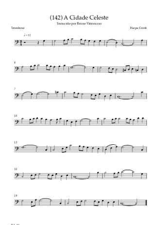 Harpa Cristã  score for Trombone