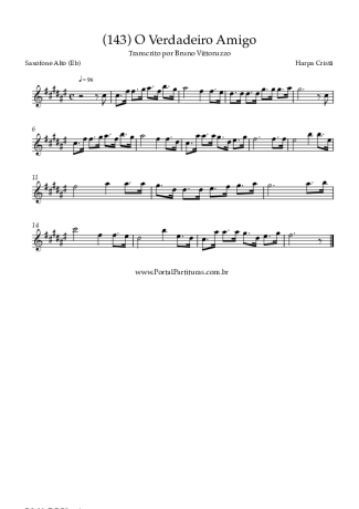 Harpa Cristã  score for Alto Saxophone