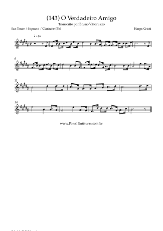 Harpa Cristã  score for Clarinet (Bb)