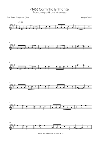 Harpa Cristã  score for Tenor Saxophone Soprano (Bb)