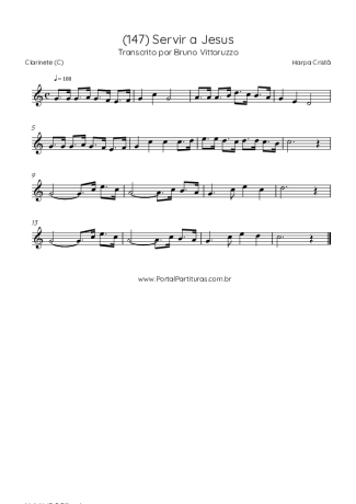 Harpa Cristã  score for Clarinet (C)