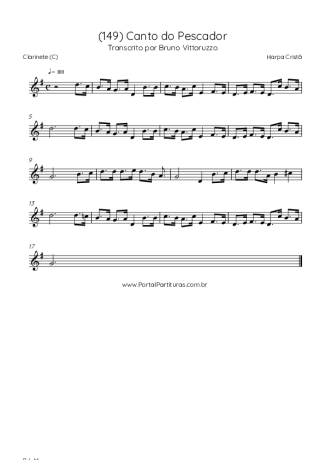 Harpa Cristã  score for Clarinet (C)