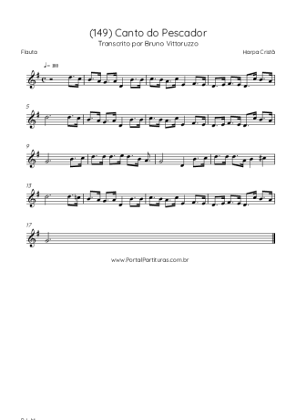 Harpa Cristã  score for Flute