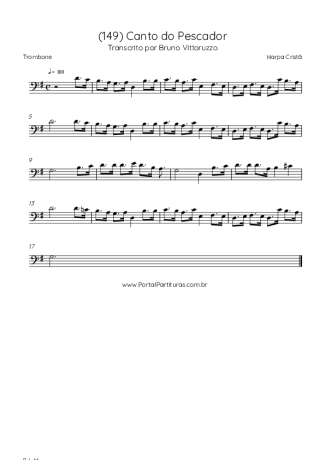 Harpa Cristã  score for Trombone