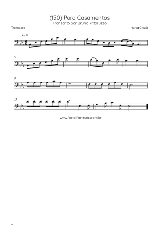 Harpa Cristã  score for Trombone