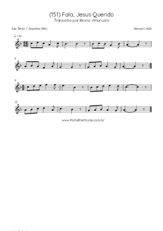 Harpa Cristã  score for Tenor Saxophone Soprano (Bb)