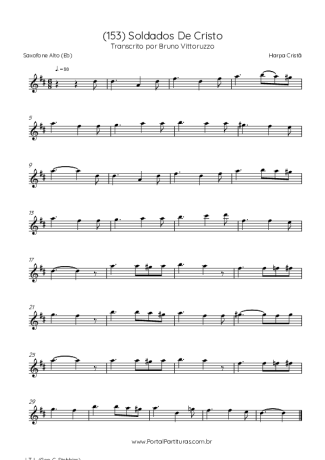 Harpa Cristã  score for Alto Saxophone