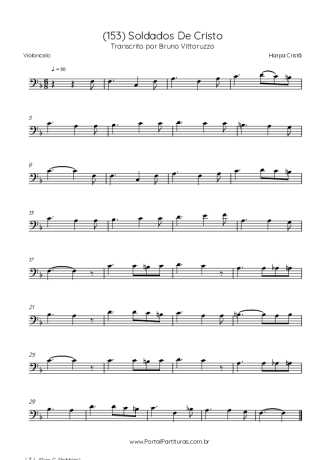 Harpa Cristã  score for Cello