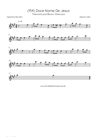 Harpa Cristã  score for Alto Saxophone