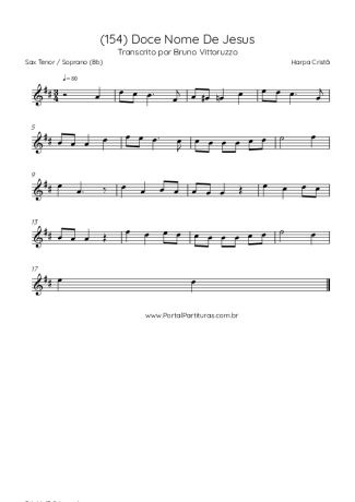 Harpa Cristã  score for Tenor Saxophone Soprano (Bb)