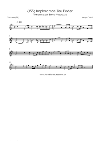 Harpa Cristã  score for Clarinet (Bb)