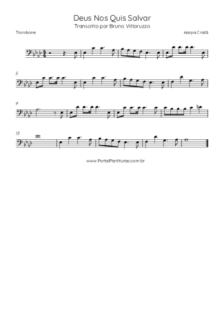 Harpa Cristã  score for Trombone