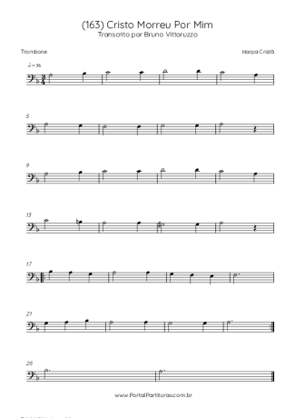 Harpa Cristã  score for Trombone