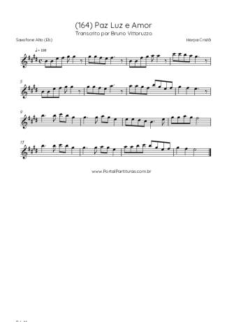 Harpa Cristã  score for Alto Saxophone