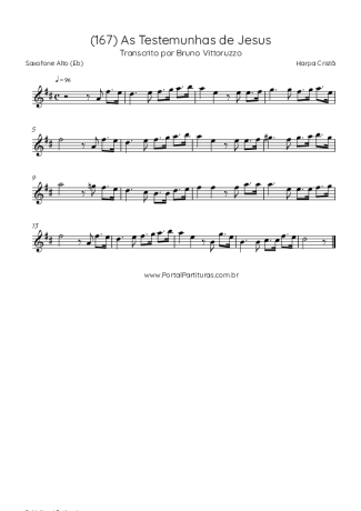 Harpa Cristã  score for Alto Saxophone