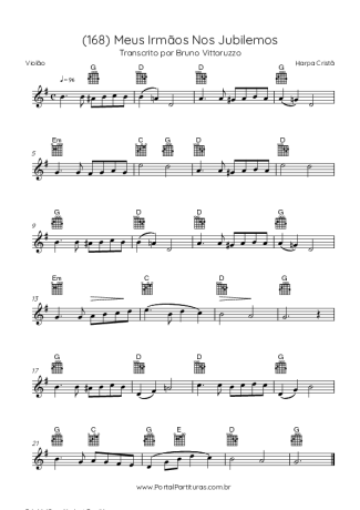 Harpa Cristã  score for Acoustic Guitar