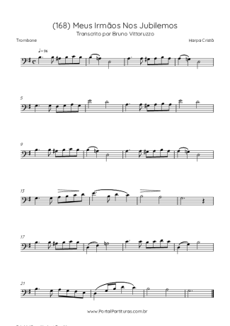 Harpa Cristã  score for Trombone