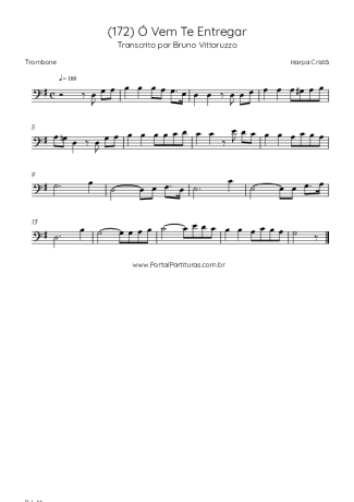 Harpa Cristã  score for Trombone