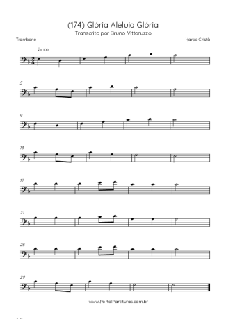 Harpa Cristã  score for Trombone