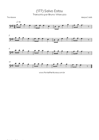 Harpa Cristã  score for Trombone