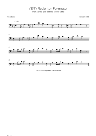 Harpa Cristã  score for Trombone