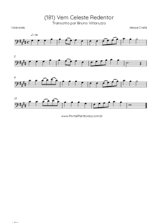 Harpa Cristã  score for Cello