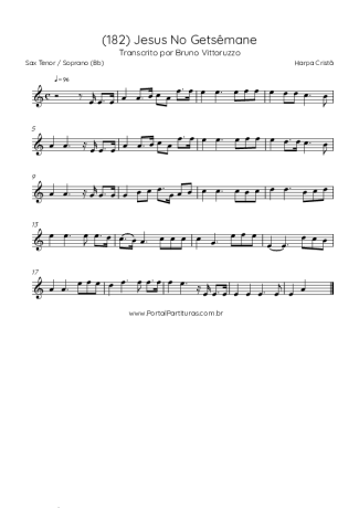 Harpa Cristã  score for Tenor Saxophone Soprano (Bb)