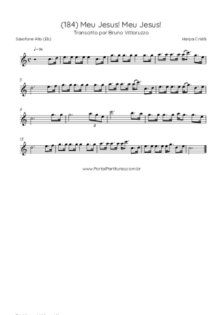 Harpa Cristã  score for Alto Saxophone