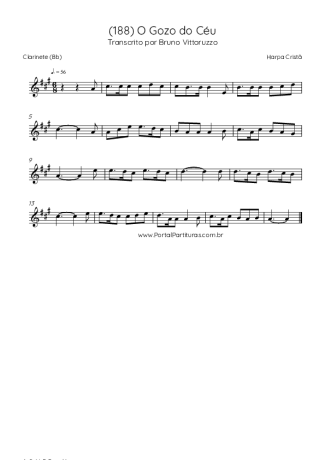 Harpa Cristã  score for Clarinet (Bb)