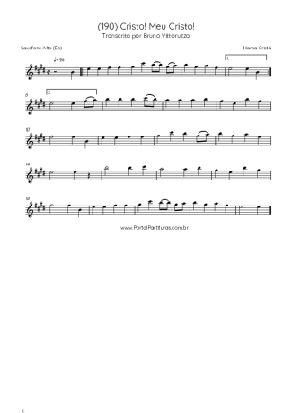 Harpa Cristã  score for Alto Saxophone