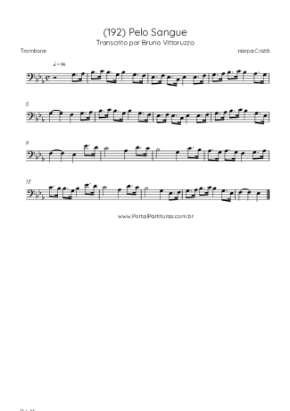 Harpa Cristã  score for Trombone