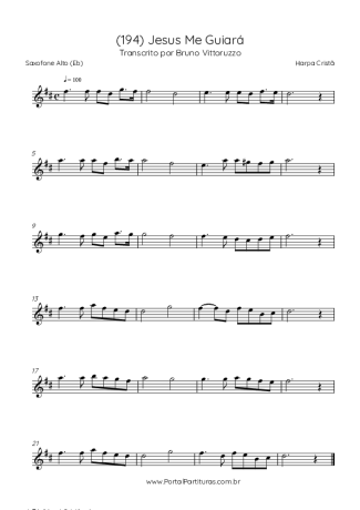 Harpa Cristã  score for Alto Saxophone