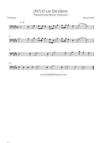 Harpa Cristã  score for Trombone