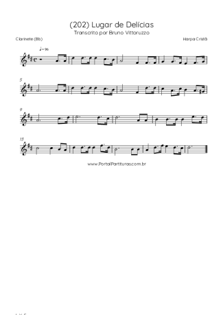 Harpa Cristã  score for Clarinet (Bb)