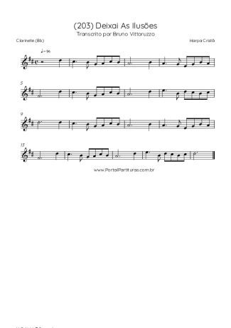 Harpa Cristã  score for Clarinet (Bb)