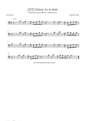 Harpa Cristã  score for Trombone