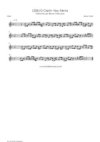 Harpa Cristã  score for Harmonica