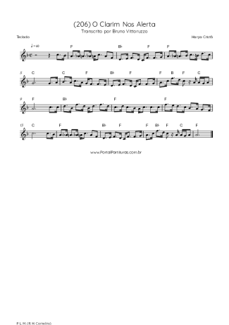 Harpa Cristã  score for Keyboard