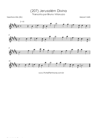 Harpa Cristã  score for Alto Saxophone