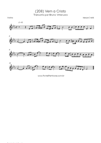 Harpa Cristã  score for Violin