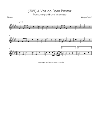 Harpa Cristã  score for Flute