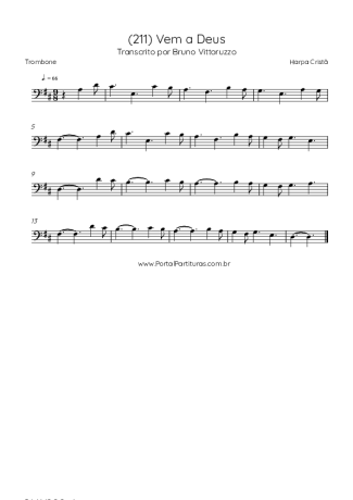 Harpa Cristã  score for Trombone