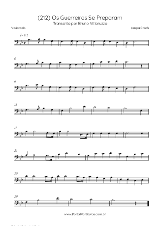 Harpa Cristã  score for Cello