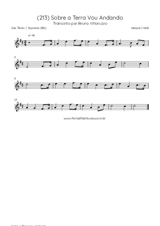 Harpa Cristã  score for Tenor Saxophone Soprano (Bb)