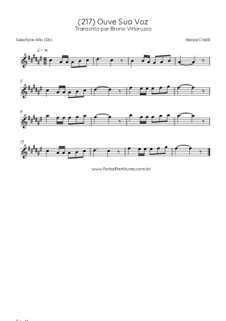 Harpa Cristã  score for Alto Saxophone