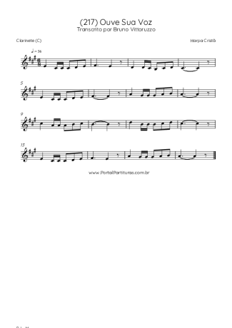 Harpa Cristã  score for Clarinet (C)