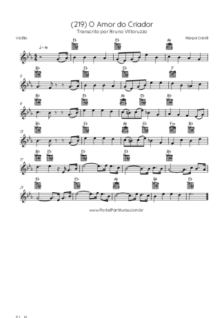 Harpa Cristã  score for Acoustic Guitar